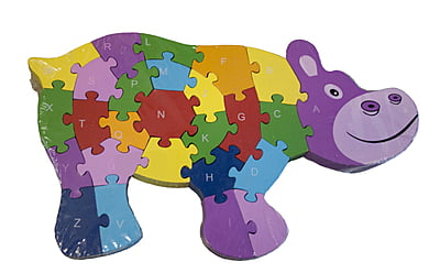 Animal Puzzle - Hippo